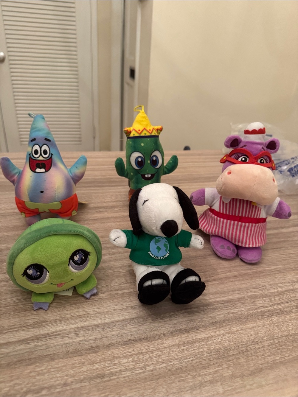 Bundle Plush Cartoon Friends Multi-Color Stuffed Animal Set